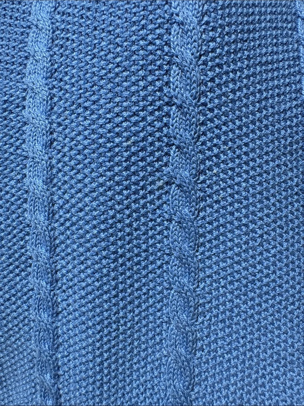TASSO ELBA GOLF V-Neck Cable Knit Sweater Vest Size Medium